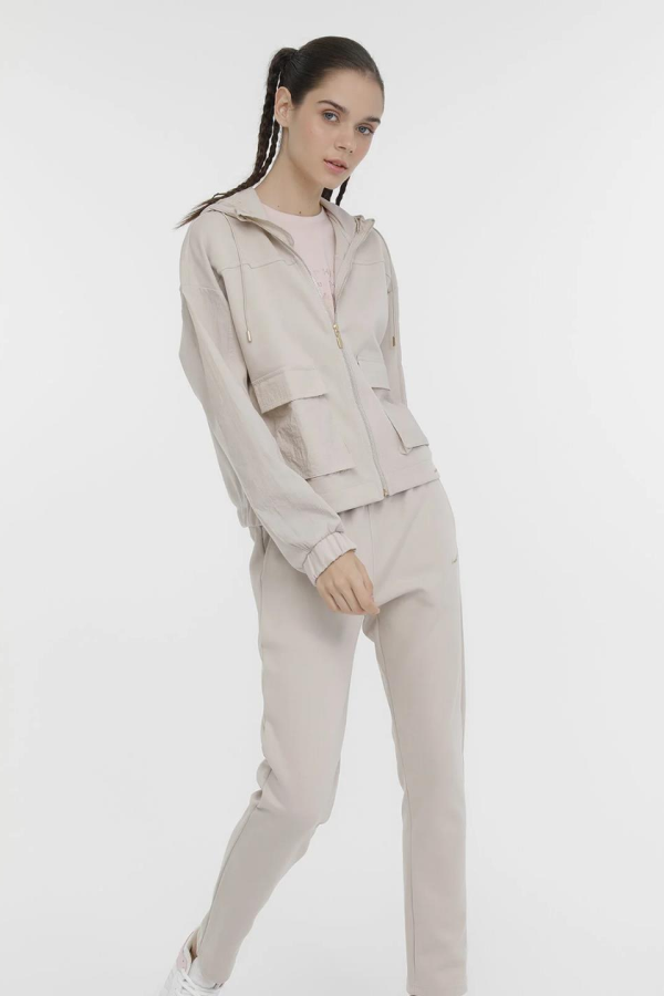 LUMBERJACK WL MABEL 18ES120 PR KAPSONLU FERMUARLI SWEAT