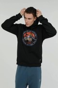 LUMBERJACKWILD CG575 ADVENTURE YAZILI KAPUSONLU CEPSIZ SWEAT LUMBERJACKWILD CG575 ADVENTURE YAZILI KAPUSONLU CEPSIZ SWEAT