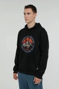 LUMBERJACKWILD CG575 ADVENTURE YAZILI KAPUSONLU CEPSIZ SWEAT LUMBERJACKWILD CG575 ADVENTURE YAZILI KAPUSONLU CEPSIZ SWEAT