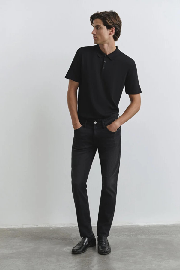 MAVI JAKE M0042286544 DEEP SMOKE LUX BLACK DENIM PANTOLON