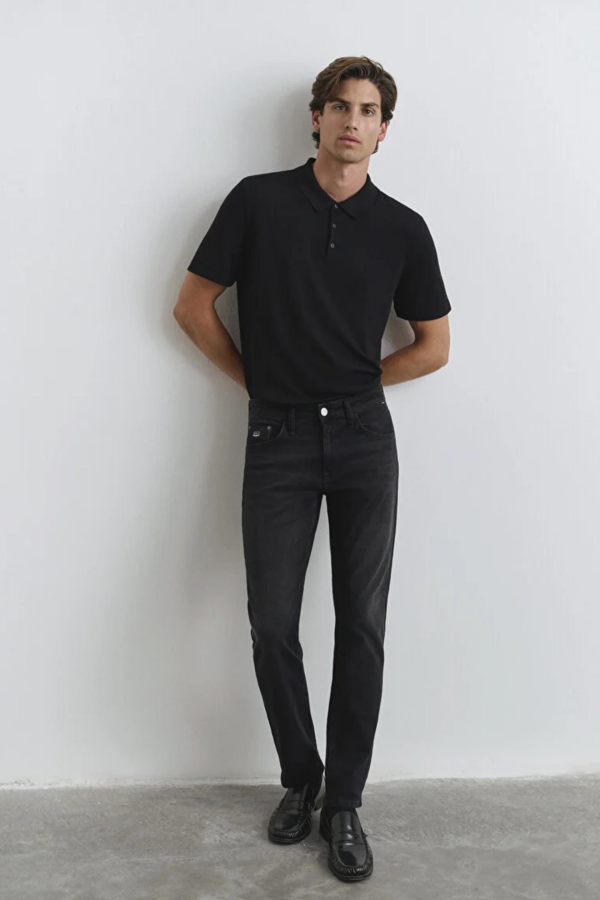 MAVI JAKE M0042286544 DEEP SMOKE LUX BLACK DENIM PANTOLON