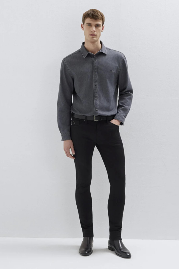 MAVI M0042431036 JAMES Zift Siyah Mavi Pro DENIM PANTOLON