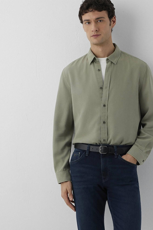 MAVI M0212068 TENCEL UZUN KOL  ERKEK GOMLEK