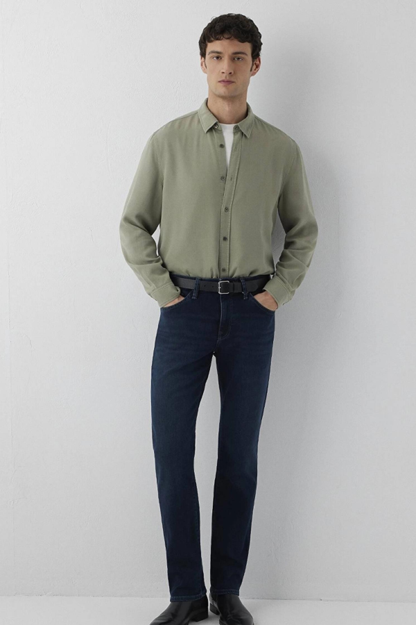 MAVI M0212068 TENCEL UZUN KOL  ERKEK GOMLEK