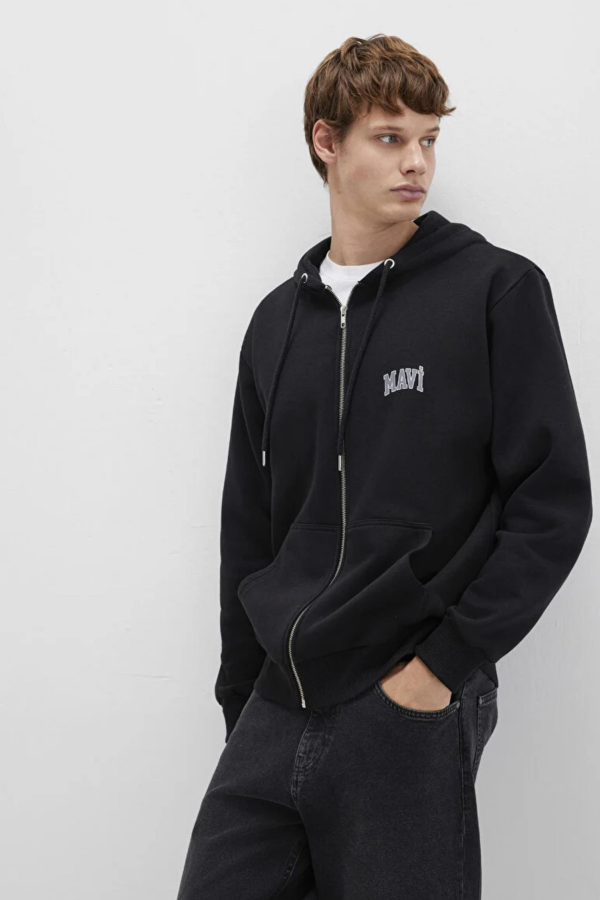 MAVI M0611715  MAVI LOGO FERMUARLI KAPUSONLU SWEATSHIRT