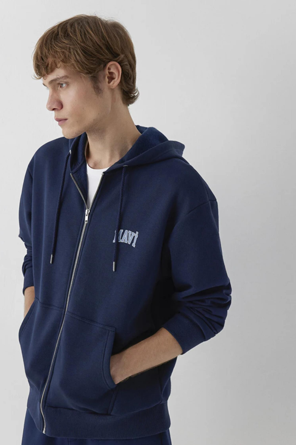 MAVI M0611715  MAVI LOGO FERMUARLI KAPUSONLU SWEATSHIRT