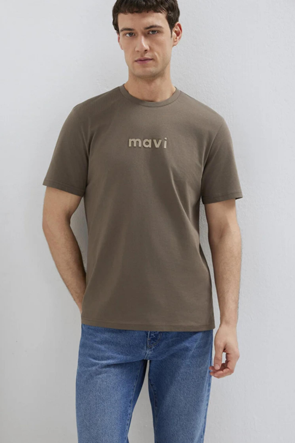 MAVI M0612732-70142-83866 MAVI BASKILI KISA KOL TSHIRT