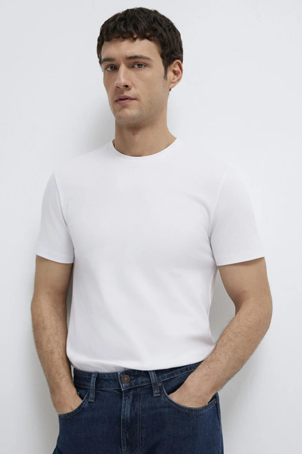 MAVI M061747 STRECH BASIC KISA KOL ERKEK  TSORT