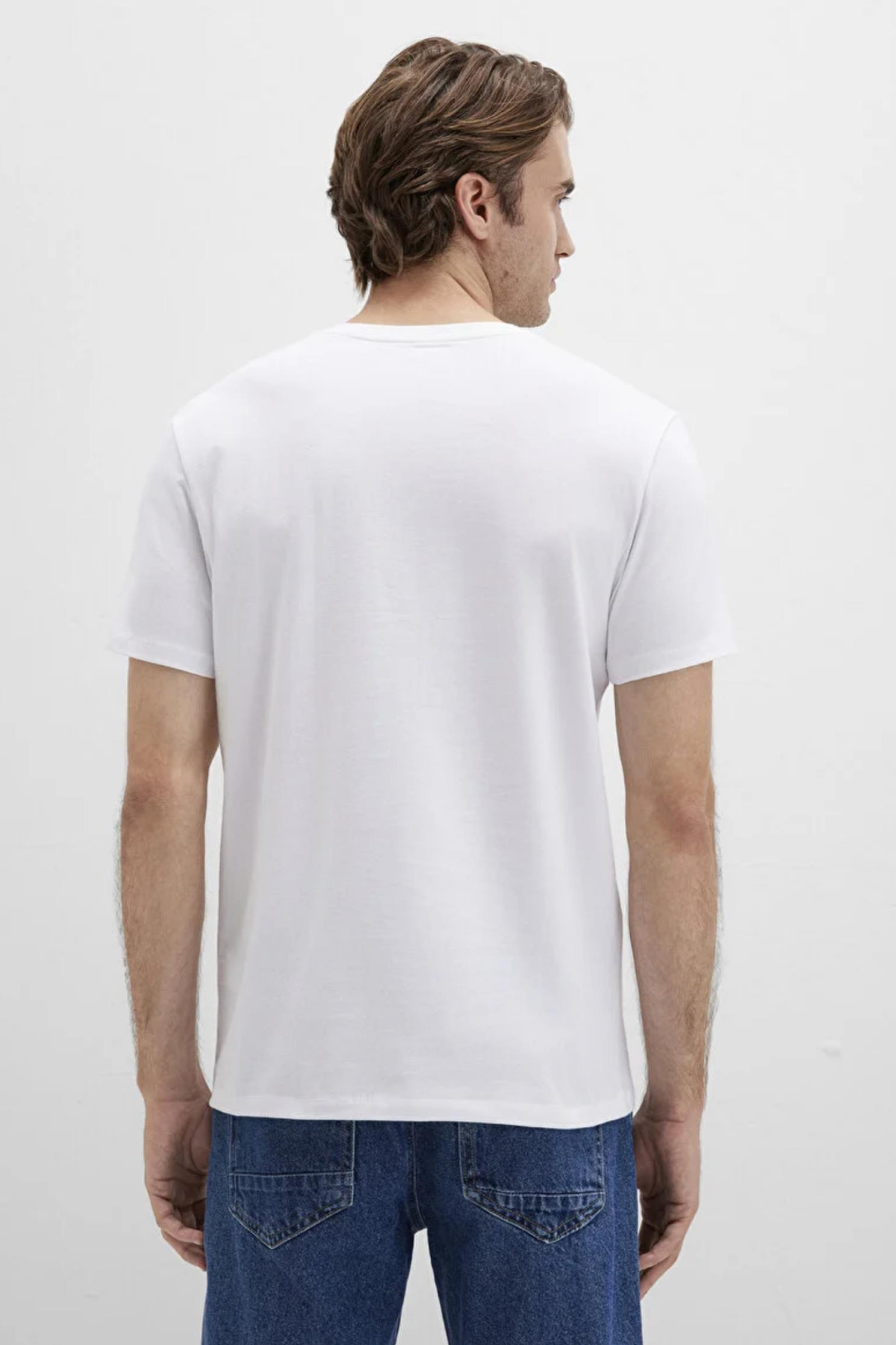 MAVI M061748-25752 STRECH V YAKA  KISA KOL ERKEK T-SHIRT