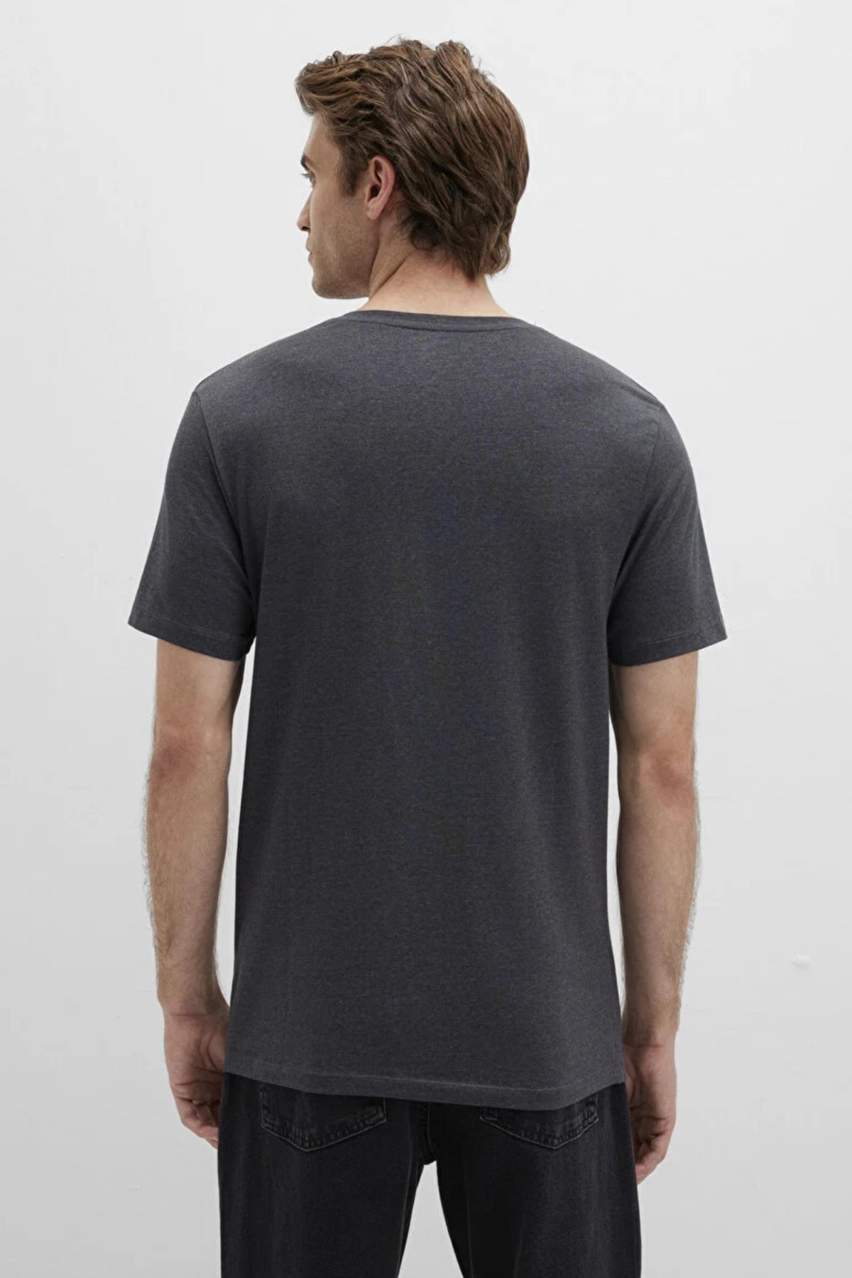 MAVI M061748-25752 STRECH V YAKA  KISA KOL ERKEK T-SHIRT