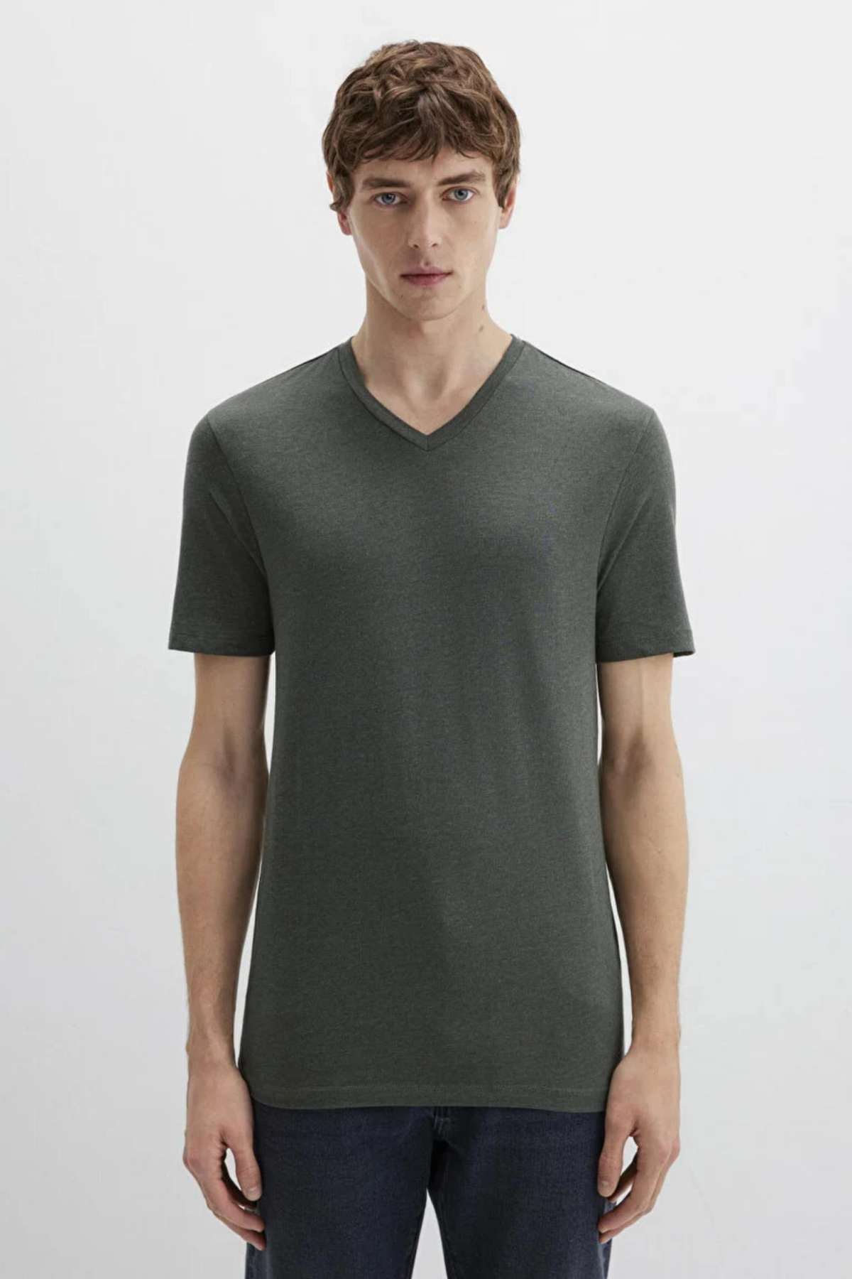 MAVI M061748-25752 STRECH V YAKA  KISA KOL ERKEK T-SHIRT