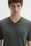 MAVI M061748-25752 STRECH V YAKA  KISA KOL ERKEK T-SHIRT