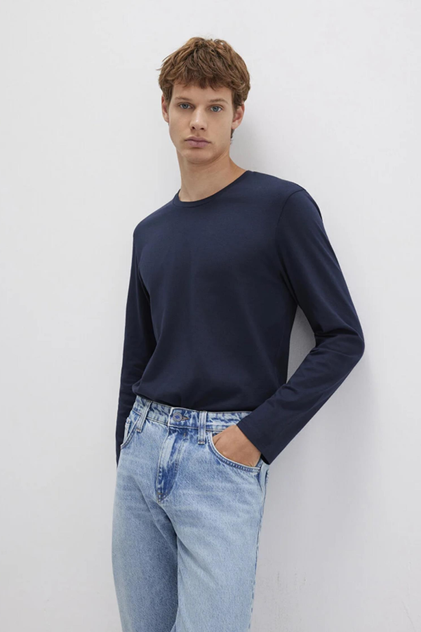 MAVI M062477 BASIC UZUN KOL PENYE TSHIRT