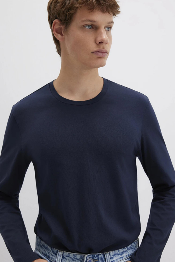 MAVI M062477 BASIC UZUN KOL PENYE TSHIRT