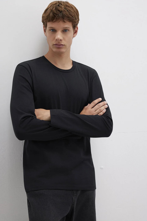 MAVI M062477 BASIC UZUN KOL PENYE TSHIRT
