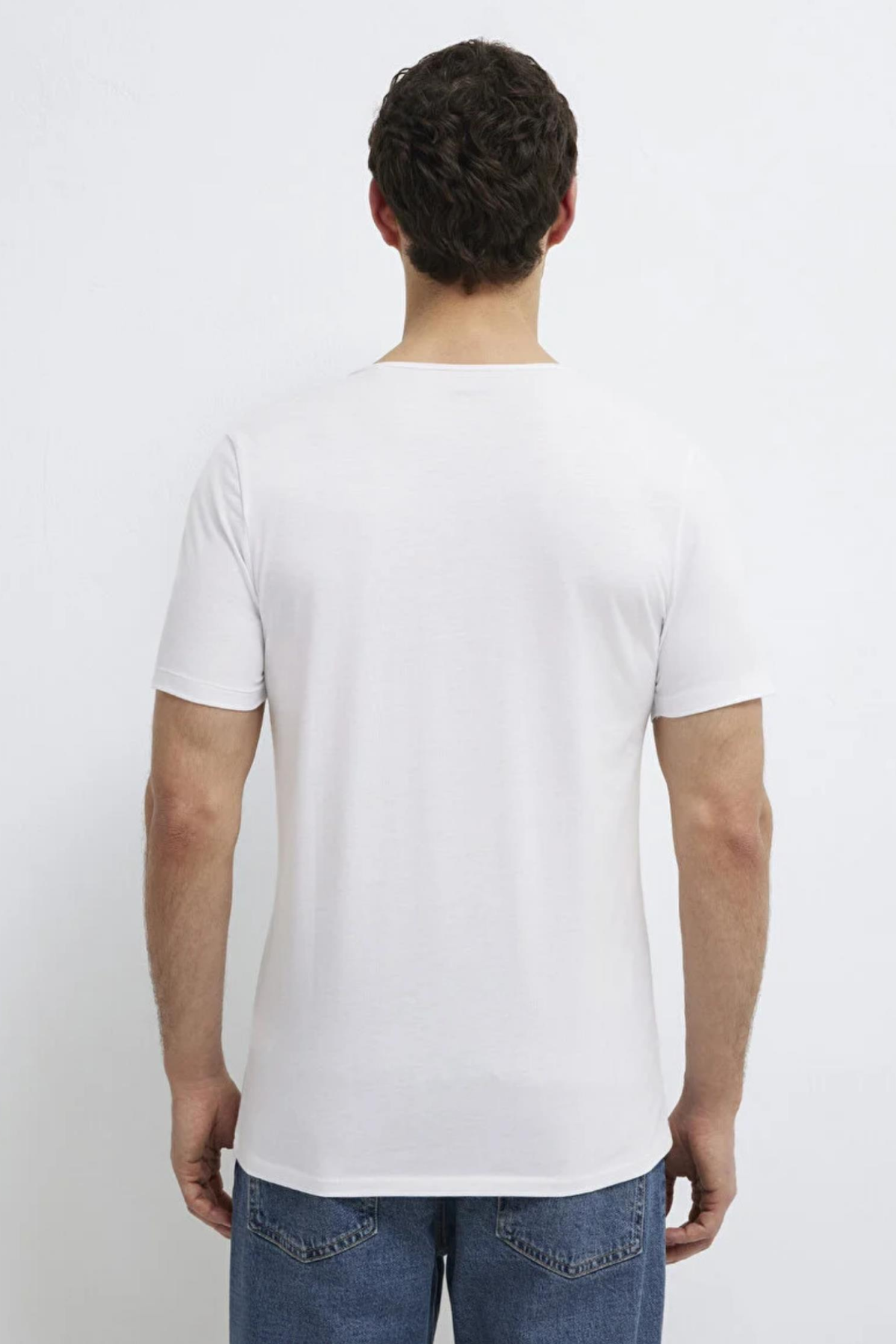 MAVI M064019 ACIK YAKA  KISA KOL ERKEK  TSHIRT
