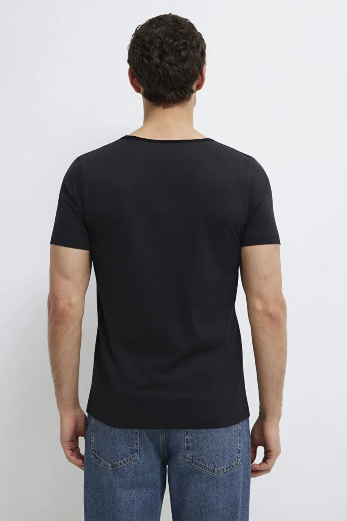 MAVI M064019 ACIK YAKA  KISA KOL ERKEK  TSHIRT