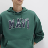 MAVI M067179  MAVI BASKILI KAPUSONLU SWEATSHIRT