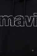 MAVI M0S10196 MAVI YAZILI KAPUSONLU SWEATSHIRT