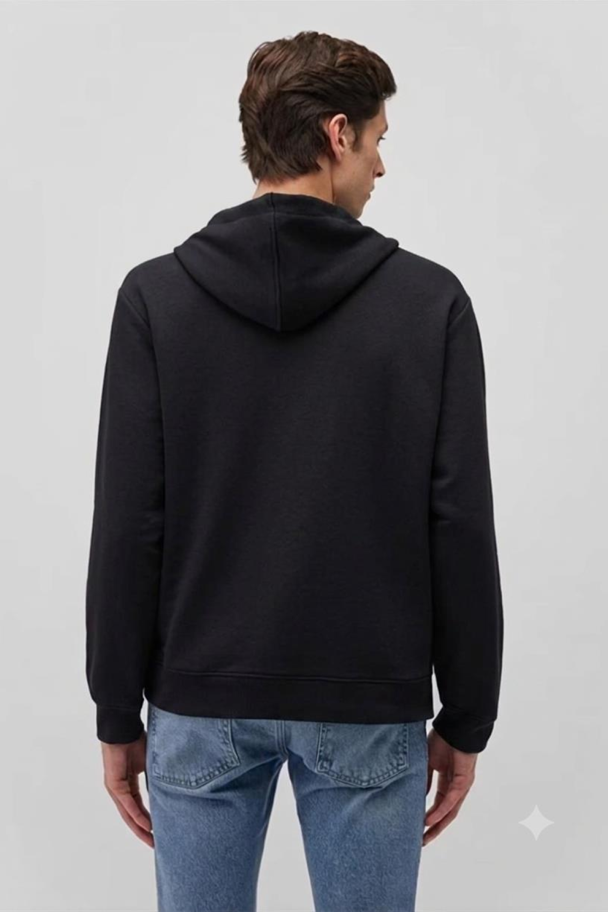 MAVI M0S10196 MAVI YAZILI KAPUSONLU SWEATSHIRT