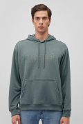 MAVI M0S10196 MAVI YAZILI KAPUSONLU SWEATSHIRT
