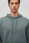 MAVI M0S10196 MAVI YAZILI KAPUSONLU SWEATSHIRT