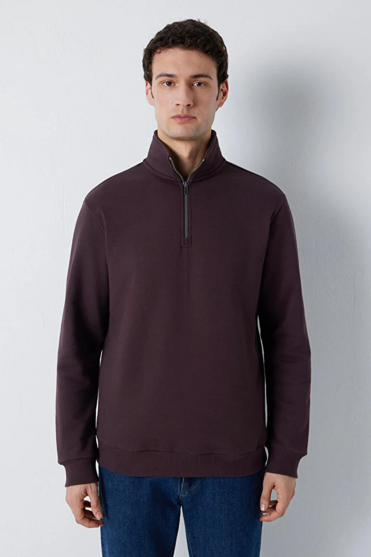 MAVI M0S20027 YARIM FERMUARLI ERKEK SWEATSHIRT