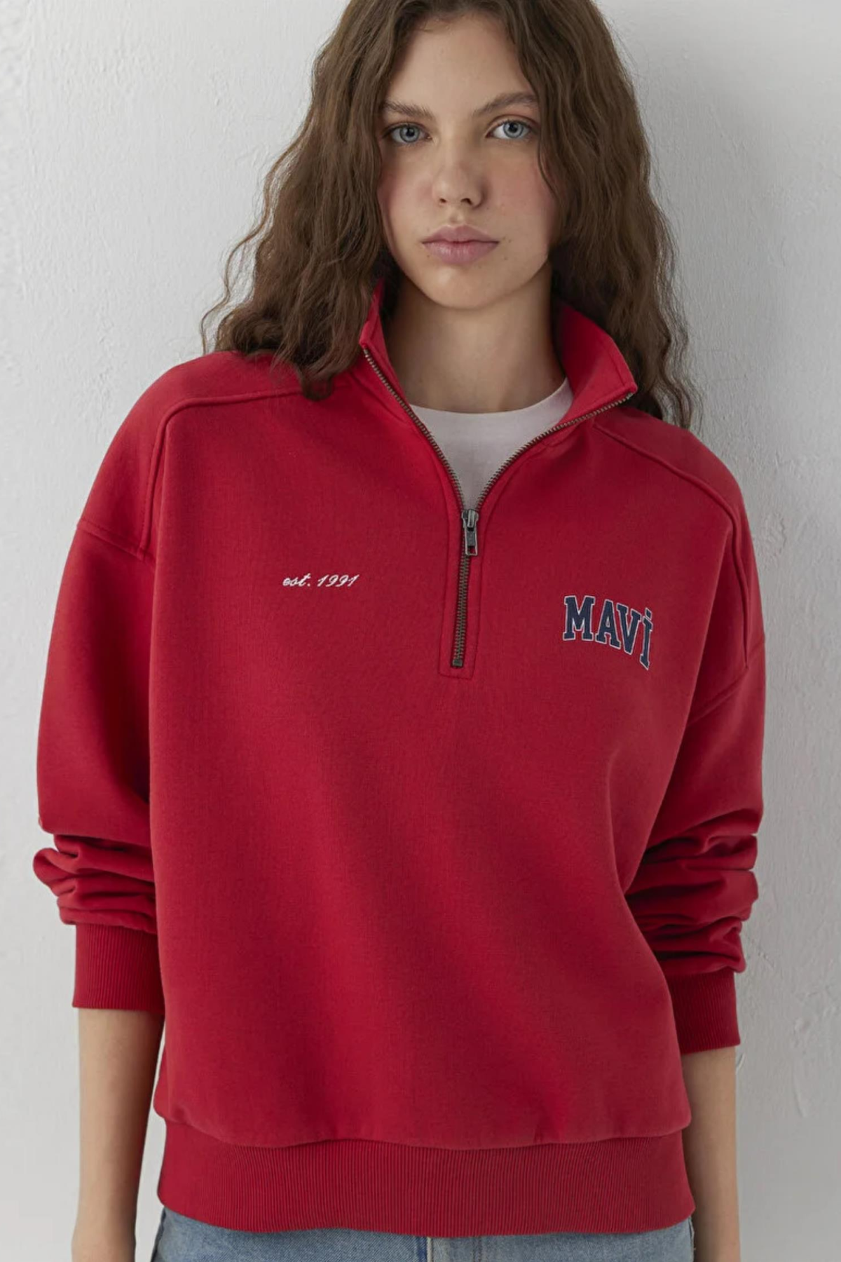 MAVI M1S10373 LOGO BASKILI SWEATSHIRT