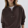 MAVI M1S10533 LOGO BASKIILI YARIM FERMUARLI KADIN SWEATSHIRT