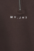 MAVI M1S10533 LOGO BASKIILI YARIM FERMUARLI KADIN SWEATSHIRT