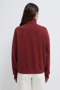 MAVI M1S10533 LOGO BASKIILI YARIM FERMUARLI KADIN SWEATSHIRT