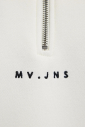MAVI M1S10533 LOGO BASKIILI YARIM FERMUARLI KADIN SWEATSHIRT