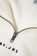 MAVI M1S10533 LOGO BASKIILI YARIM FERMUARLI KADIN SWEATSHIRT