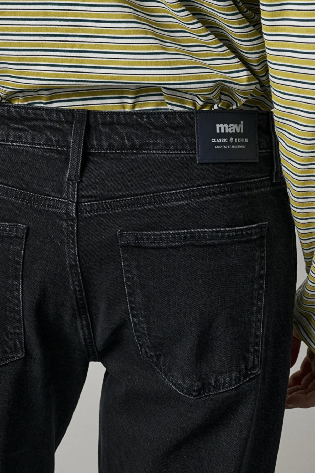 MAVI MARLON M0019166 WASHED BLACK CLASSIC COMFORT DENIM ERKEK PANTOLON