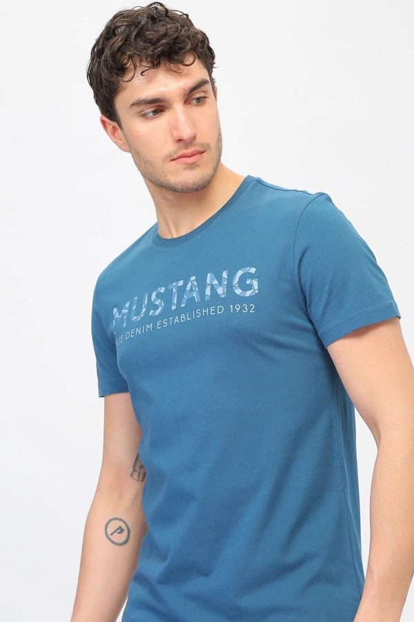 MUSTANG 00358 YUVARLAK YAKA KISA KOL