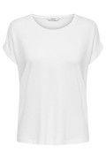 ONLY 15106662 ACIK YAKA KOL KATLAMALI KISA KOL TSHIRT