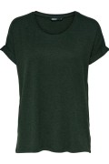 ONLY 15106662 ACIK YAKA KOL KATLAMALI KISA KOL TSHIRT