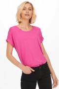 ONLY 15106662 ACIK YAKA KOL KATLAMALI KISA KOL TSHIRT