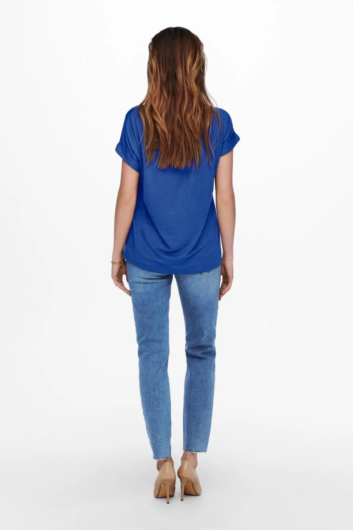 ONLY 15106662 ACIK YAKA KOL KATLAMALI KISA KOL TSHIRT ONLY 15106662 ACIK YAKA KOL KATLAMALI KISA KOL TSHIRT
