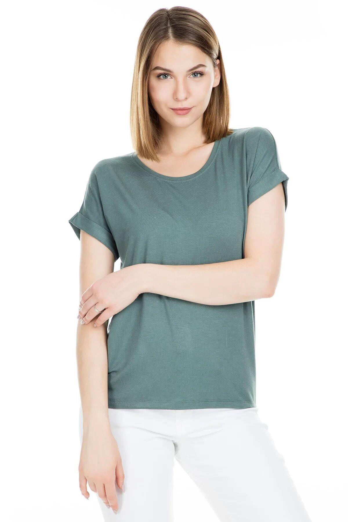 ONLY 15106662 ACIK YAKA KOL KATLAMALI KISA KOL TSHIRT ONLY 15106662 ACIK YAKA KOL KATLAMALI KISA KOL TSHIRT