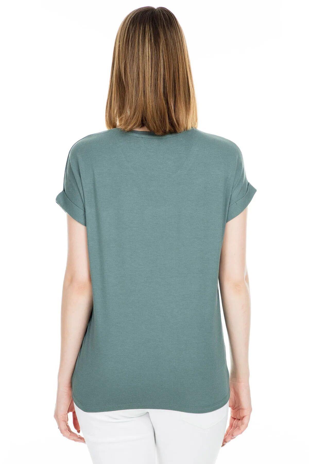 ONLY 15106662 ACIK YAKA KOL KATLAMALI KISA KOL TSHIRT ONLY 15106662 ACIK YAKA KOL KATLAMALI KISA KOL TSHIRT