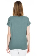 ONLY 15106662 ACIK YAKA KOL KATLAMALI KISA KOL TSHIRT ONLY 15106662 ACIK YAKA KOL KATLAMALI KISA KOL TSHIRT