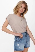 ONLY 15106662 ACIK YAKA KOL KATLAMALI KISA KOL TSHIRT ONLY 15106662 ACIK YAKA KOL KATLAMALI KISA KOL TSHIRT