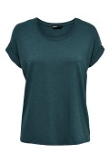 ONLY 15106662 ACIK YAKA KOL KATLAMALI KISA KOL TSHIRT