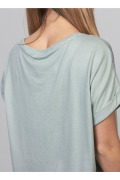 ONLY 15106662 ACIK YAKA KOL KATLAMALI KISA KOL TSHIRT ONLY 15106662 ACIK YAKA KOL KATLAMALI KISA KOL TSHIRT