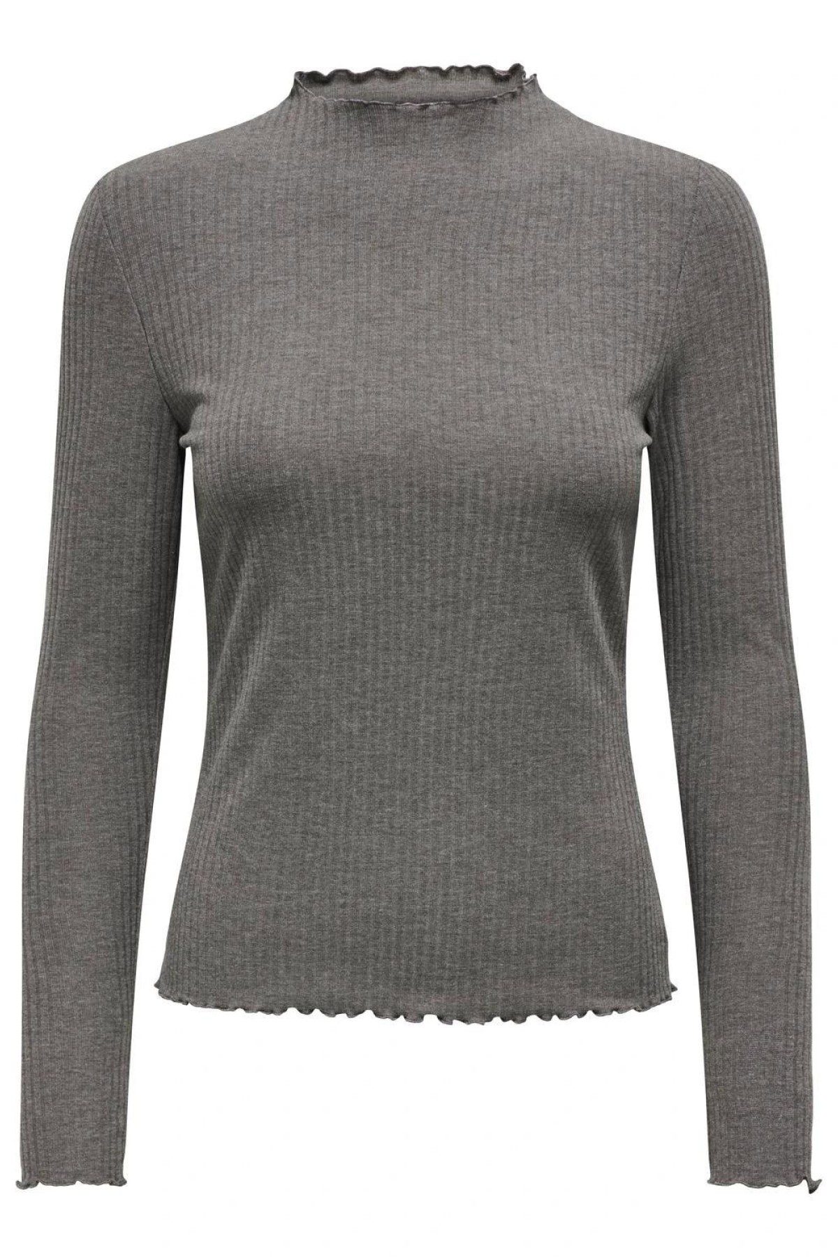 ONLY 15180040  YUVARLAK YAKA UZUN KOL KENDINDEN CIZGILI