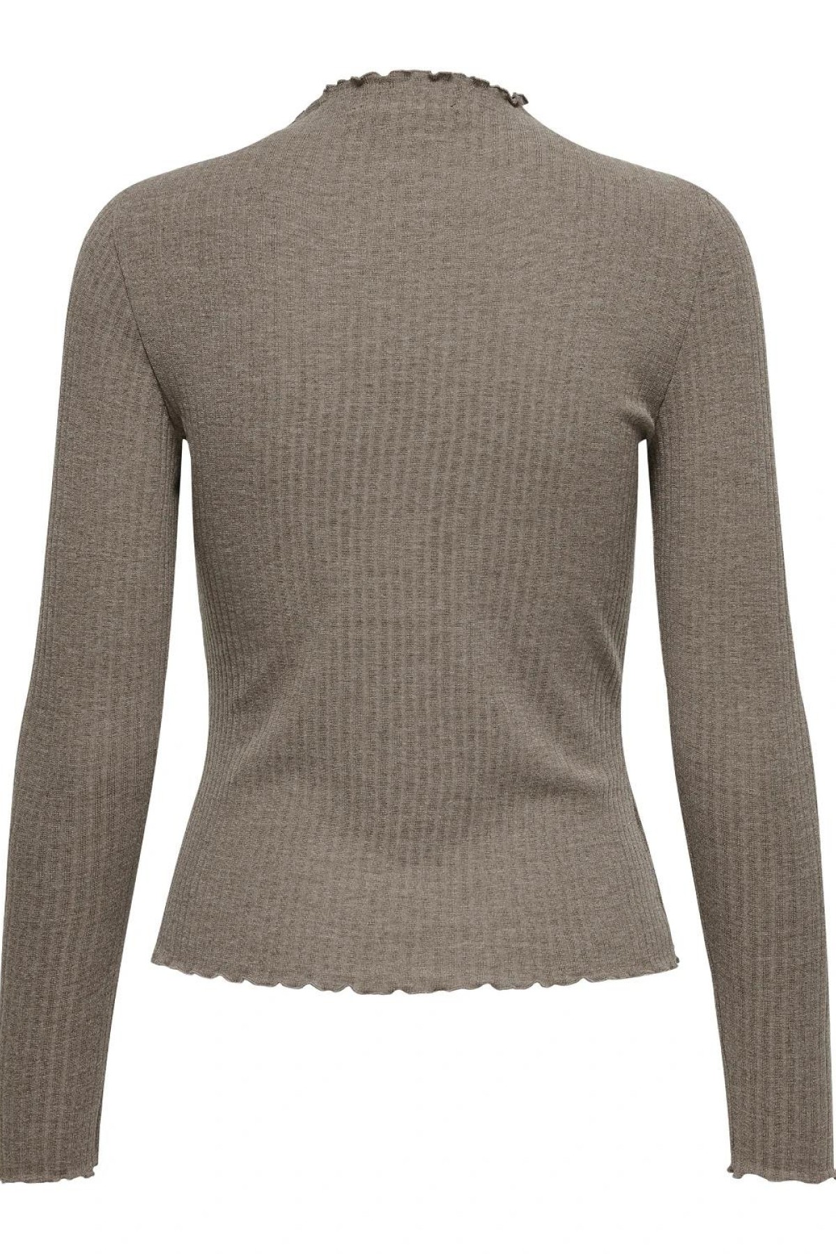 ONLY 15180040  YUVARLAK YAKA UZUN KOL KENDINDEN CIZGILI