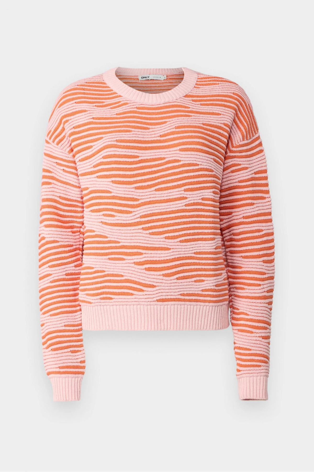 ONLY 15294777 CIZGILI 0 YAKA KADIN KAZAK