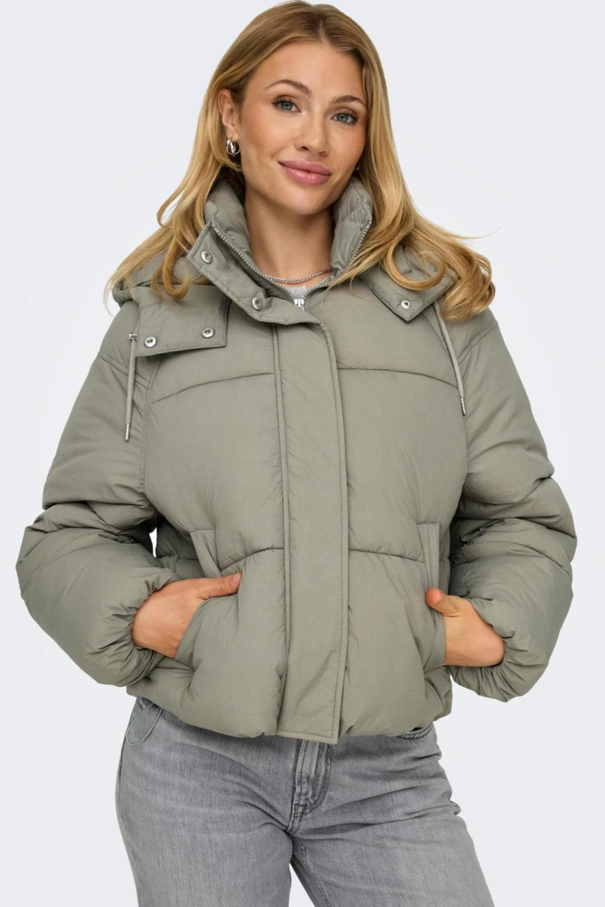 ONLY 15322013ON FERMUARLI SABIT KAPUSONLU SISME KISA MONT