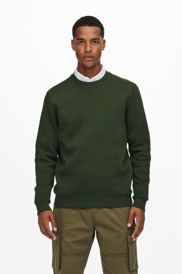 ONLY & SONS 22018683 BASIC 0 YAKA UZUN KOL SWEAT